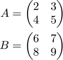 Matrix Beispiel 1 Aufgabe