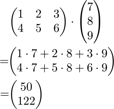 Matrix mal Vektor Beispiel 1