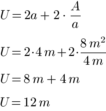 Rechteck Umfang: Formel für Fläche mit Beispiel